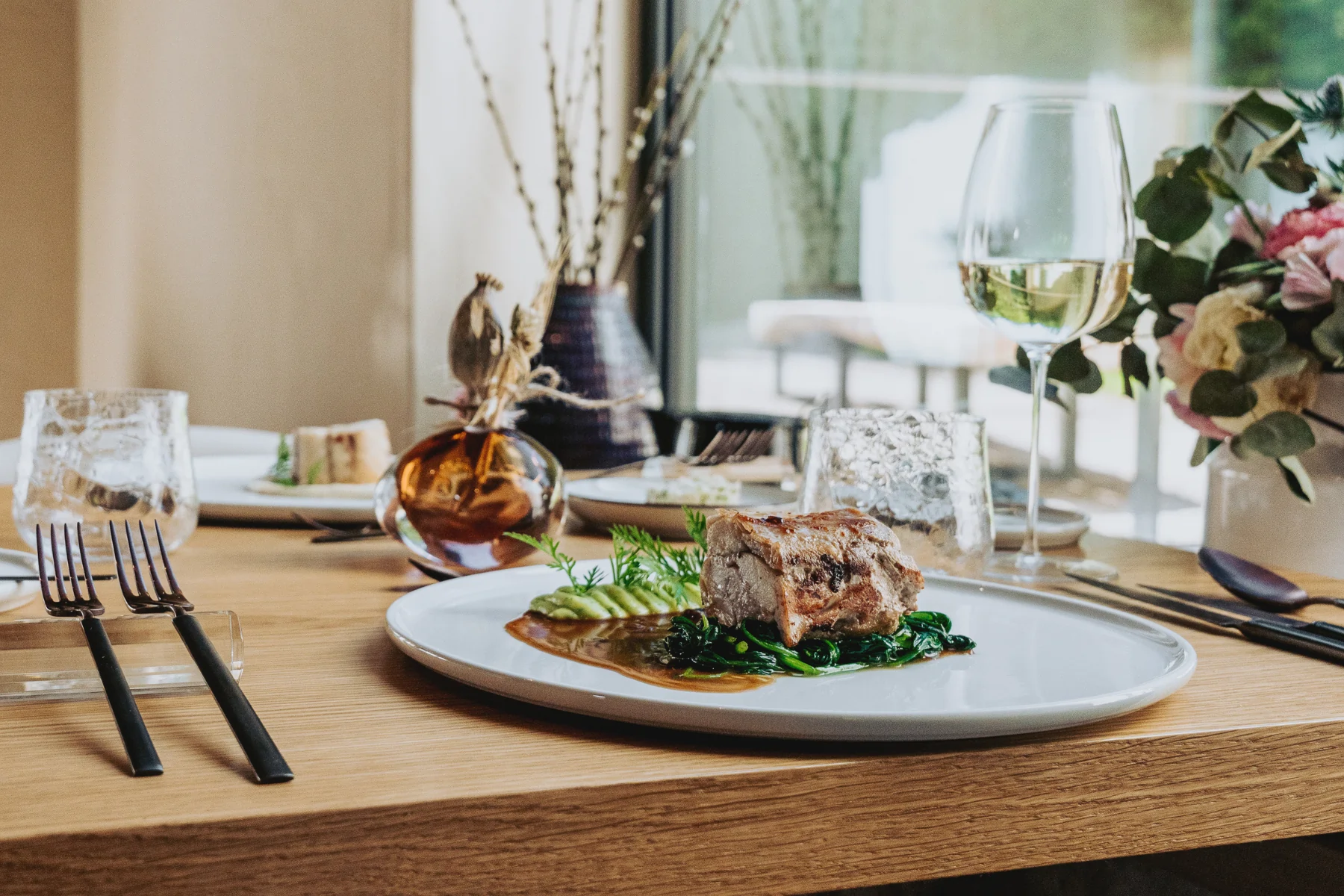 Elegantní sál restaurace