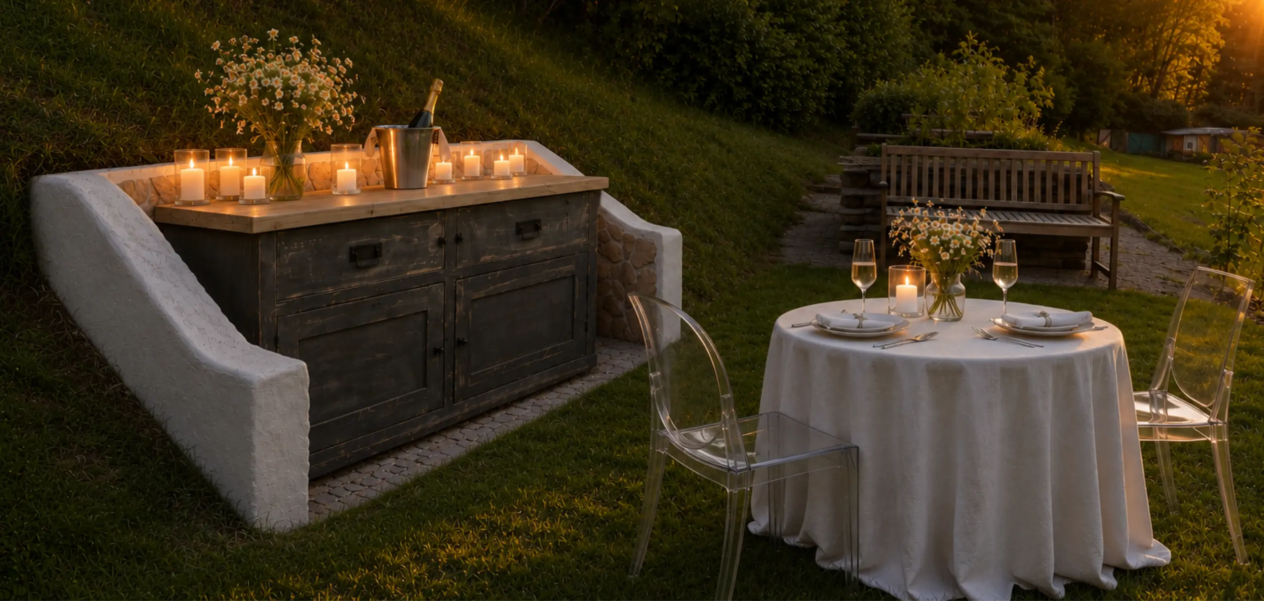 Romanticg garden